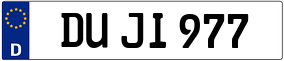 Truck License Plate